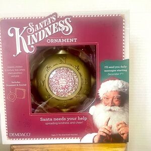 Demdaco Santa's Kindness
Interactive Ornament & Journal
New